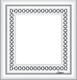 cadre bordure perle de bois