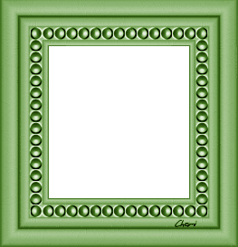 cadre bordure perle de bois