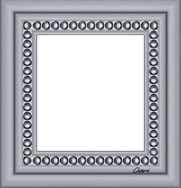 cadre bordure perle de bois
