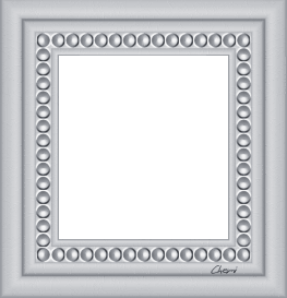 cadre bordure perle de bois