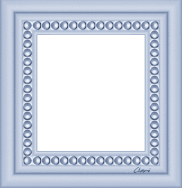 cadre bordure perle de bois