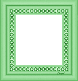 cadre bordure perle de bois