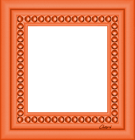cadre bordure perle de bois