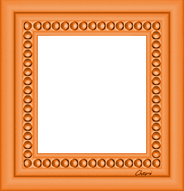 cadre bordure perle de bois