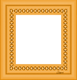 cadre bordure perle de bois