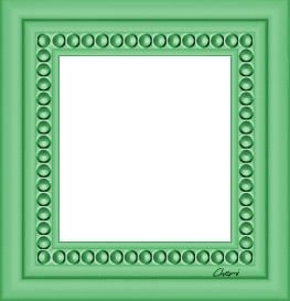 cadre bordure perle de bois