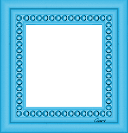 cadre bordure perle de bois