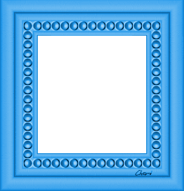 cadre bordure perle de bois
