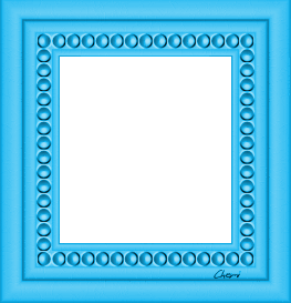 cadre bordure perle de bois