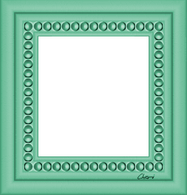 cadre bordure perle de bois