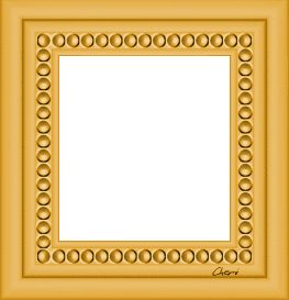 cadre bordure perle de bois