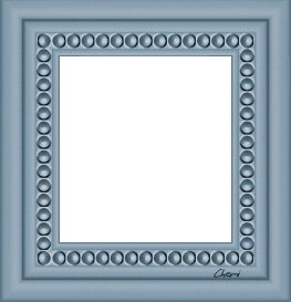 cadre bordure perle de bois