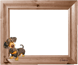cadre dcoration chien