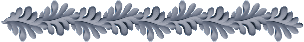 bordure feuille de chne gris souris