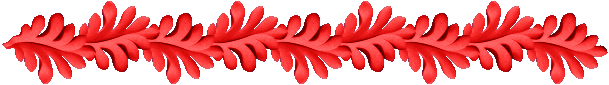 bordure feuille de chne rouge
