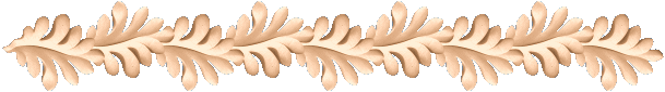 bordure feuille de chne beige dor
