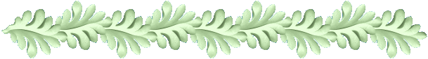 bordure feuille de chne vert d'eau