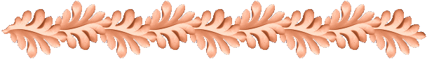 bordure feuille de chne beige ros