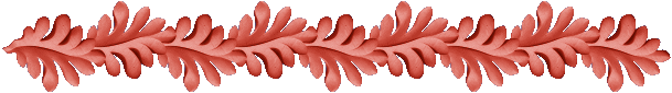 bordure feuille de chne corail