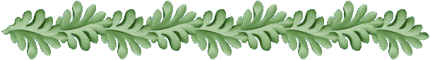 bordure feuille de chne vert mousse