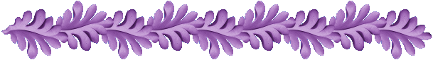 bordure feuille de chne lilas