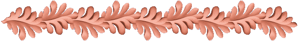bordure feuille de chne saumon