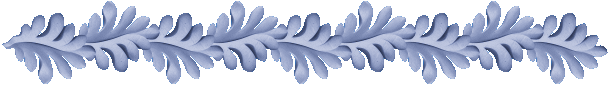 bordure feuille de chne gris bleut