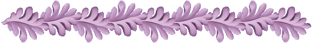 bordure feuille de chne rose vieilli