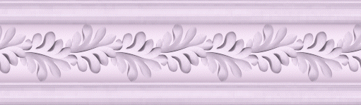 baguette d'encadrement feuilles rose layette