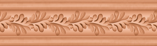 baguette d'encadrement feuilles chamois