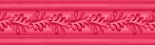 baguette d'encadrement feuilles rose indien