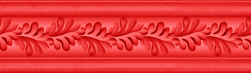 baguette d'encadrement feuilles rouge