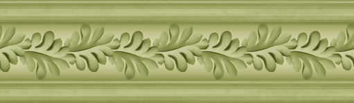 baguette d'encadrement feuilles olive