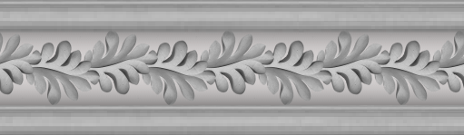 baguette d'encadrement feuilles gris intense