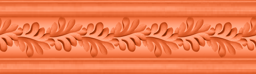 baguette d'encadrement feuilles orang