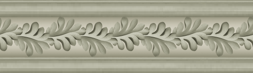 baguette d'encadrement feuilles mastic