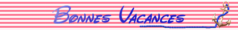 bannire anime: bonnes vacances