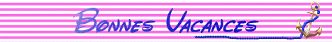 bannire anime: bonnes vacances