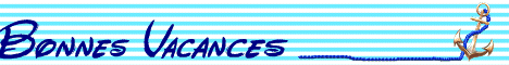 bannire anime: bonnes vacances